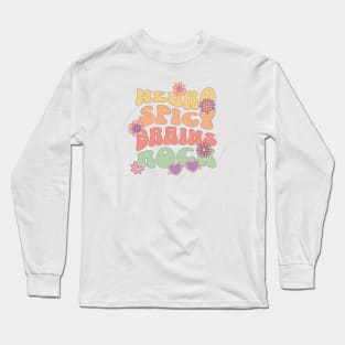 Neuro Spicy Brains Rock Long Sleeve T-Shirt